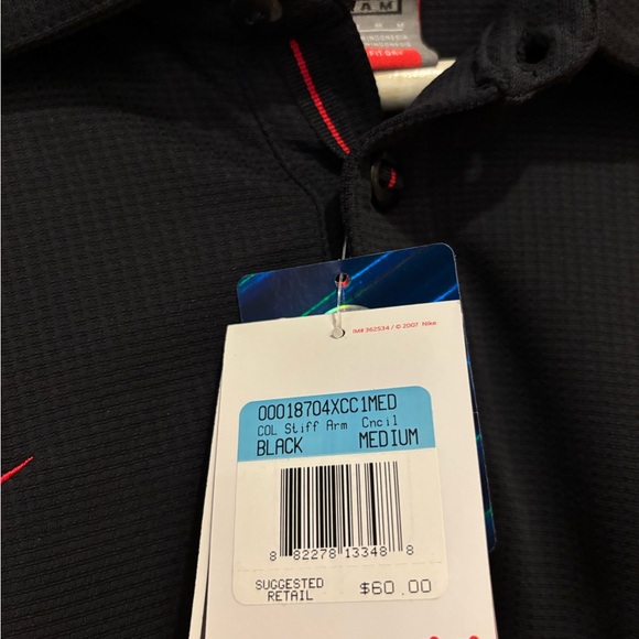 Nike Cincinnati Bearcats DriFit Polo Shirt Men Size M. NWT. - Picture 2 of 5